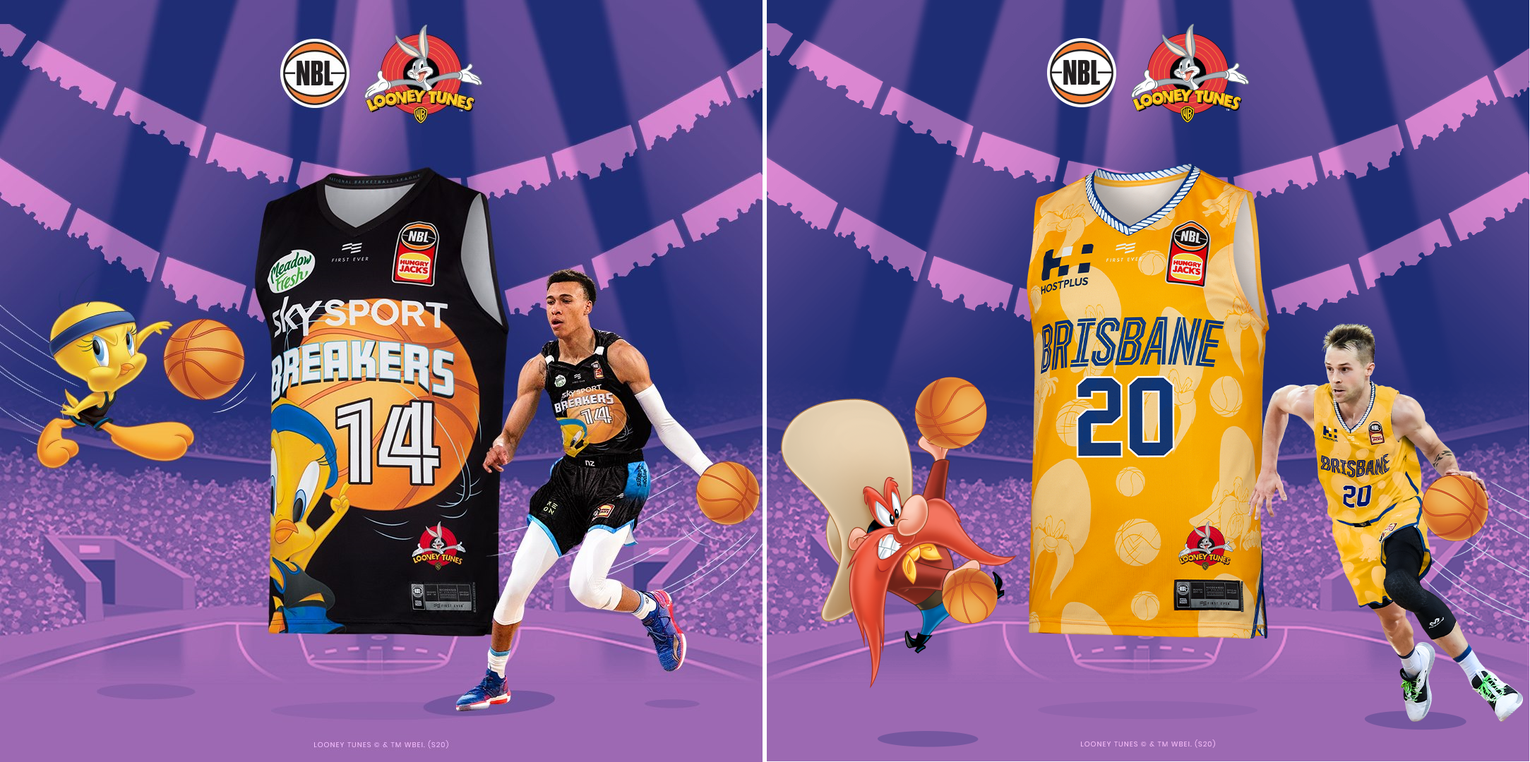 NBL teams with Looney Tunes for new uniforms - ESPN